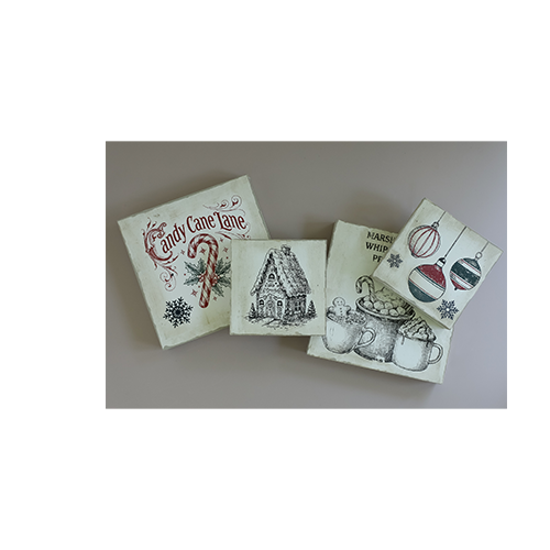 Texas In-Laws IOD The North Pole Co Paint Inlay 8×12 (8 Sheet) Pad By Iron Orchid Designs