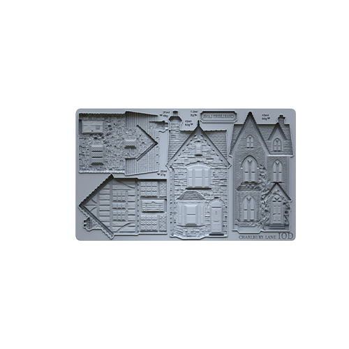 Texas In-Laws IOD Charlbury Lane Decor Mould 6"x10" by Iron Orchid Designs