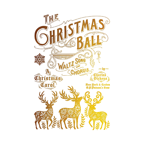 Texas In-Laws Angels Sing Foil Transfer 8 Pages (8X12 Pad) By Iron Orchid Designs