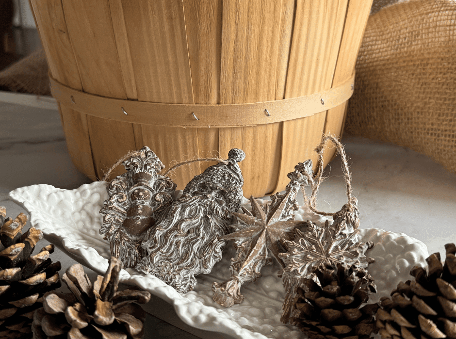 Texas In-Laws IOD Decor Mould Christmas Tapers 6"x10" by Iron Orchid Designs