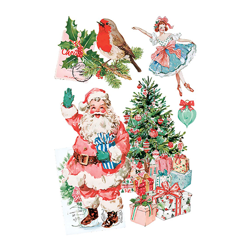 Texas In-Laws IOD Darling Holiday Decor Transfer (pad of 8 12"x16" sheets) by Iron Orchid Designs