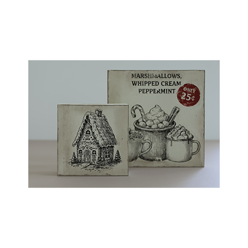 Texas In-Laws IOD The North Pole Co Paint Inlay 8×12 (8 Sheet) Pad By Iron Orchid Designs