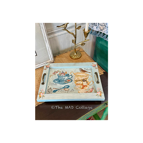Texas In-Laws IOD The Belgravia Decor Transfer (pad of 8 8"x12" sheets) by Iron Orchid Designs