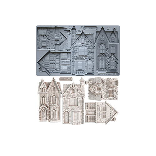 Texas In-Laws IOD Charlbury Lane Decor Mould 6"x10" by Iron Orchid Designs