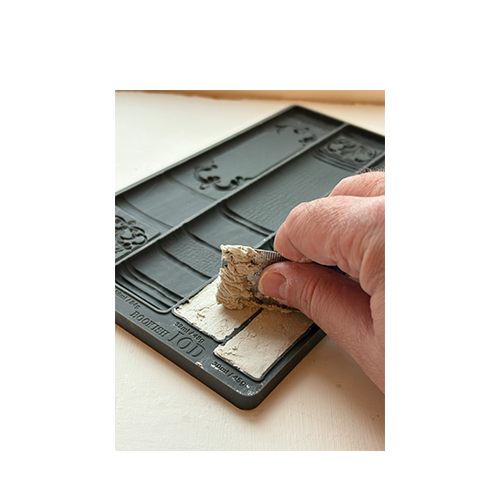 Texas In-Laws IOD Bookish Decor Mould 6"x10" by Iron Orchid Designs