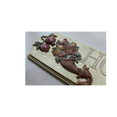 Texas In-Laws IOD Cornucopias Decor Mould 6"x10" by Iron Orchid Designs