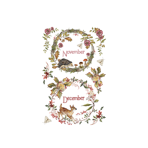 Texas In-Laws IOD The Bramblewood Diaries Decor Transfer 8 Pages (8X12 Pad) By Iron Orchid Designs