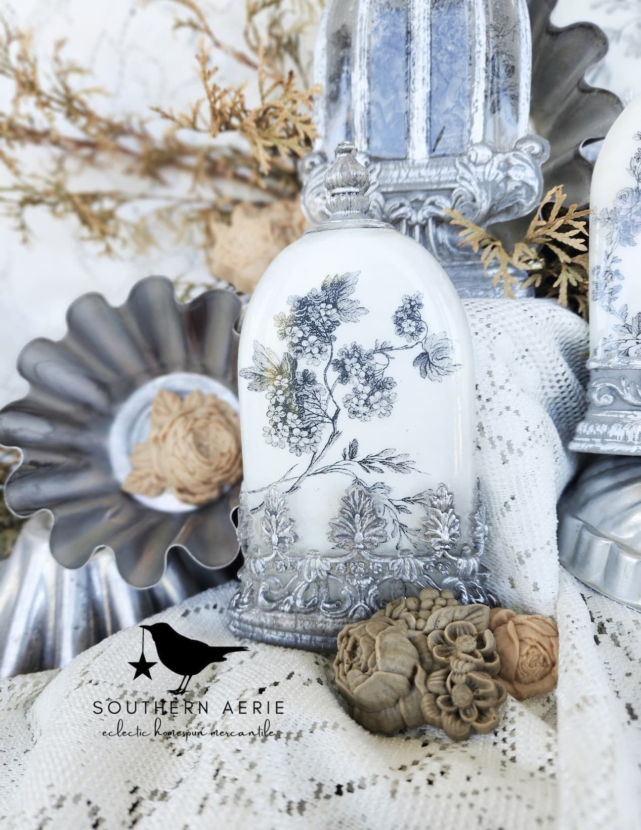 Texas In-Laws IOD Decor Mould Les Cloches 6"x10" by Iron Orchid Designs