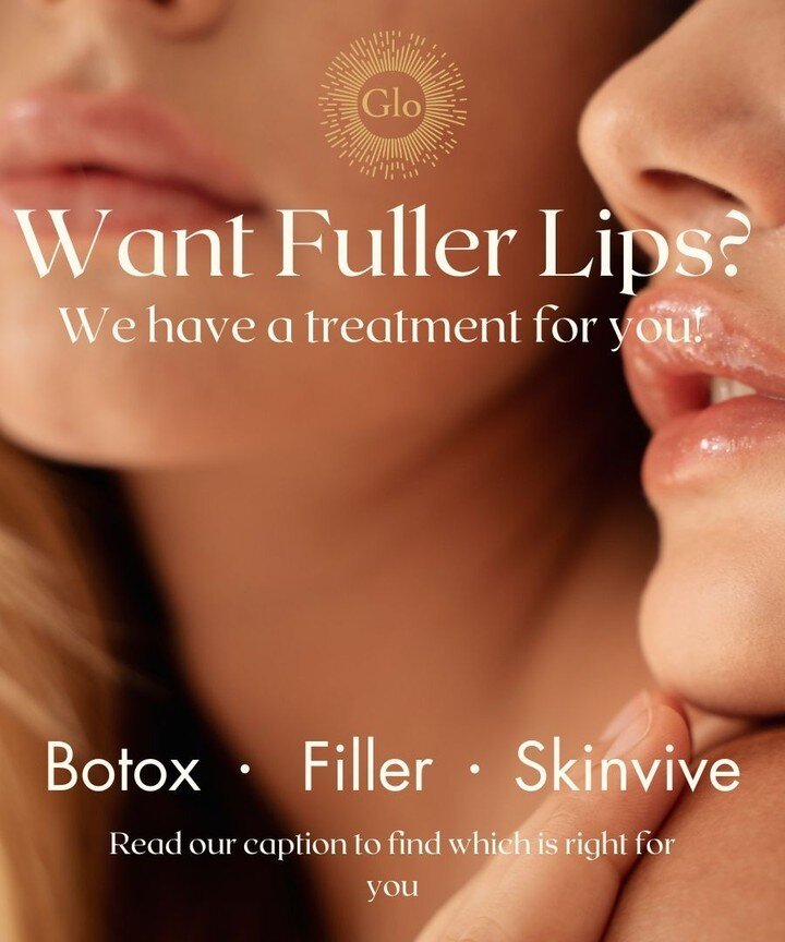 There are three main ways we can enhance lips with our in-office treatments:

✨Filler✨ The most popular way to add lip volume is with filler. Despite what you see on social media, lip filler does NOT need to look overdone and duck-like! We believe in