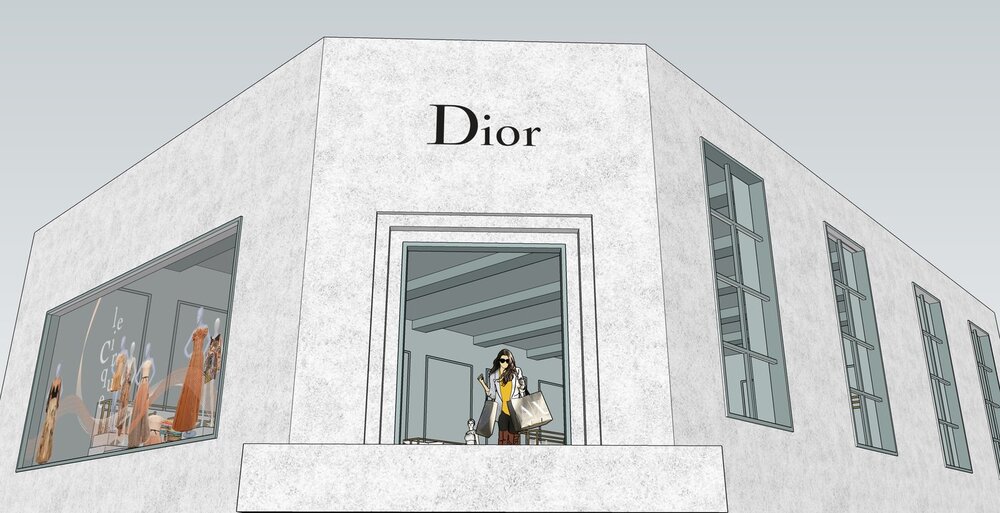 Dior  Visual Merchandising — Timothy Robert