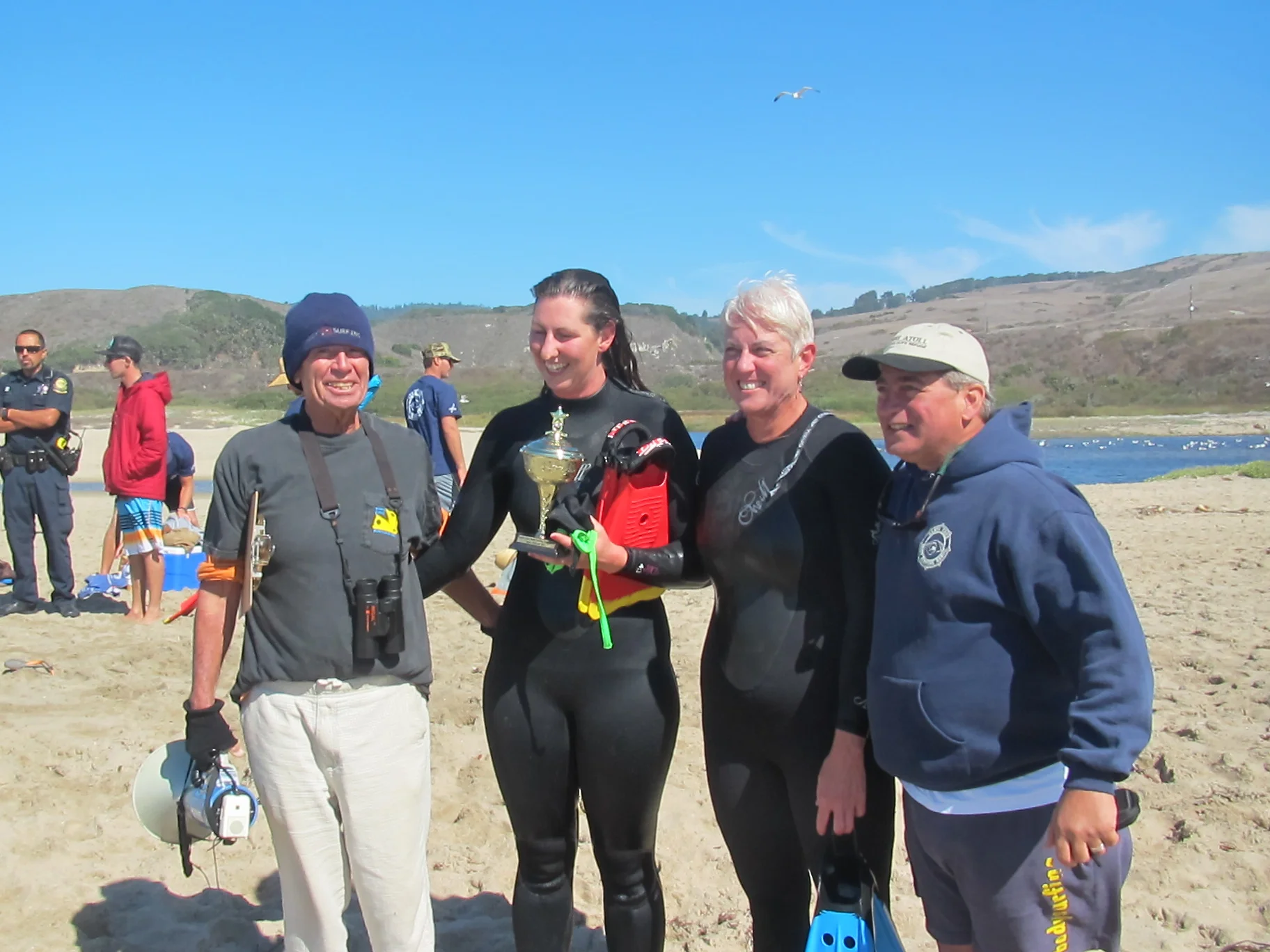 Tom Mader, Brenna Sullivan, Tish Denevan, and John Chamberlain