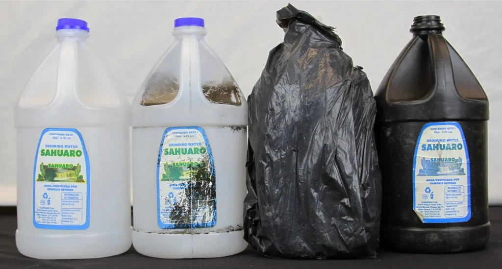 The evolution of migrant water bottles