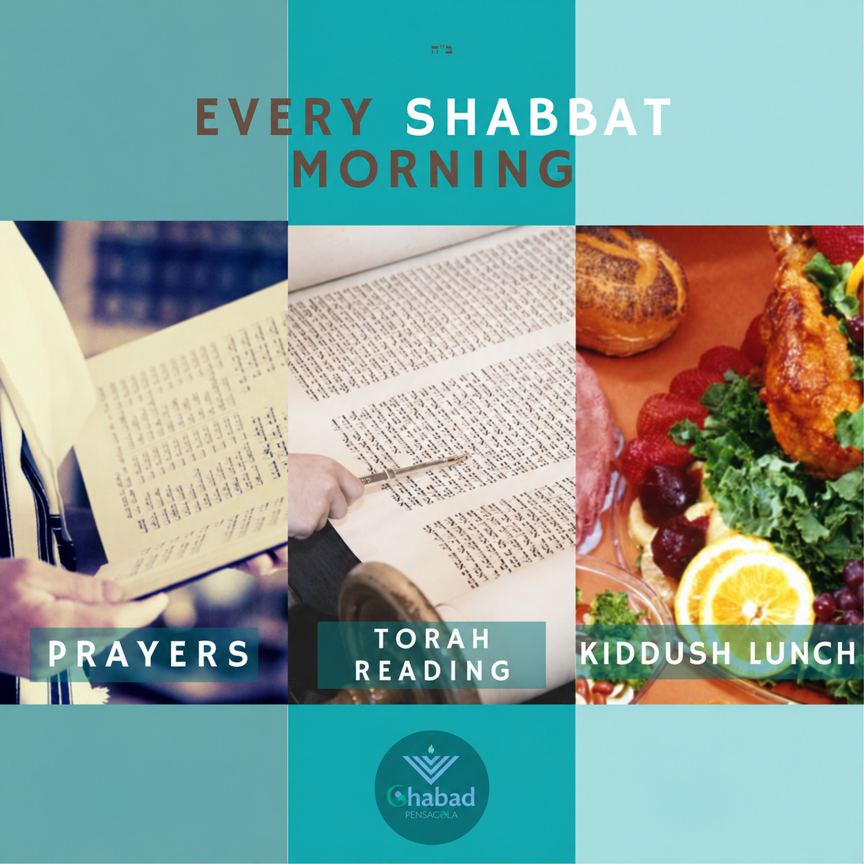 Shabbat Morning Prayer &amp; Kiddush Lunch