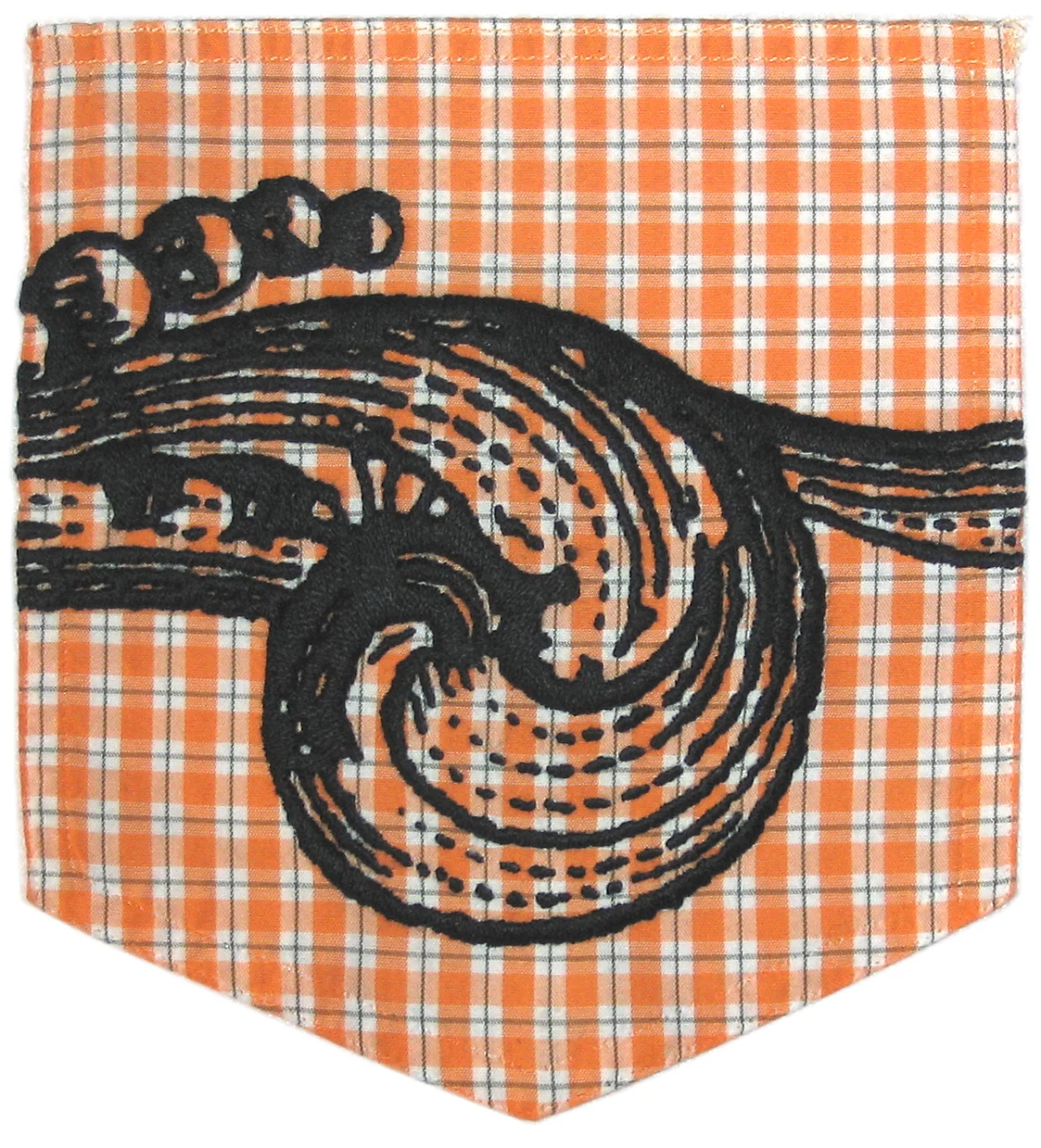 Selective Memory no. 2: Dollar Bill + Thread on Fabric + 4.5" x 5" approx. + 2007