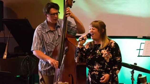 Andrew Furlong and Laura Swankey at Sudbury Jazz Festival. September 2016.