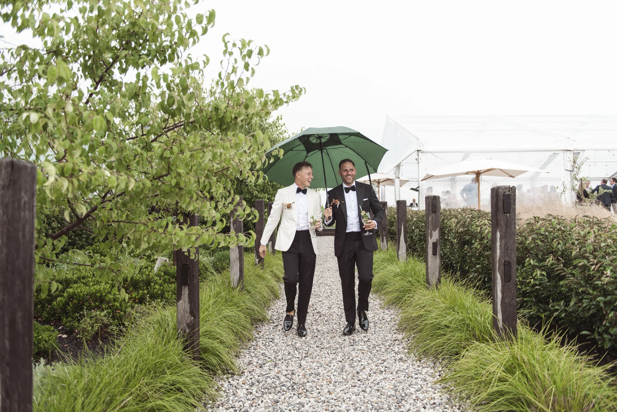 Romantic Rainy-Day Wedding — David &amp; Josh