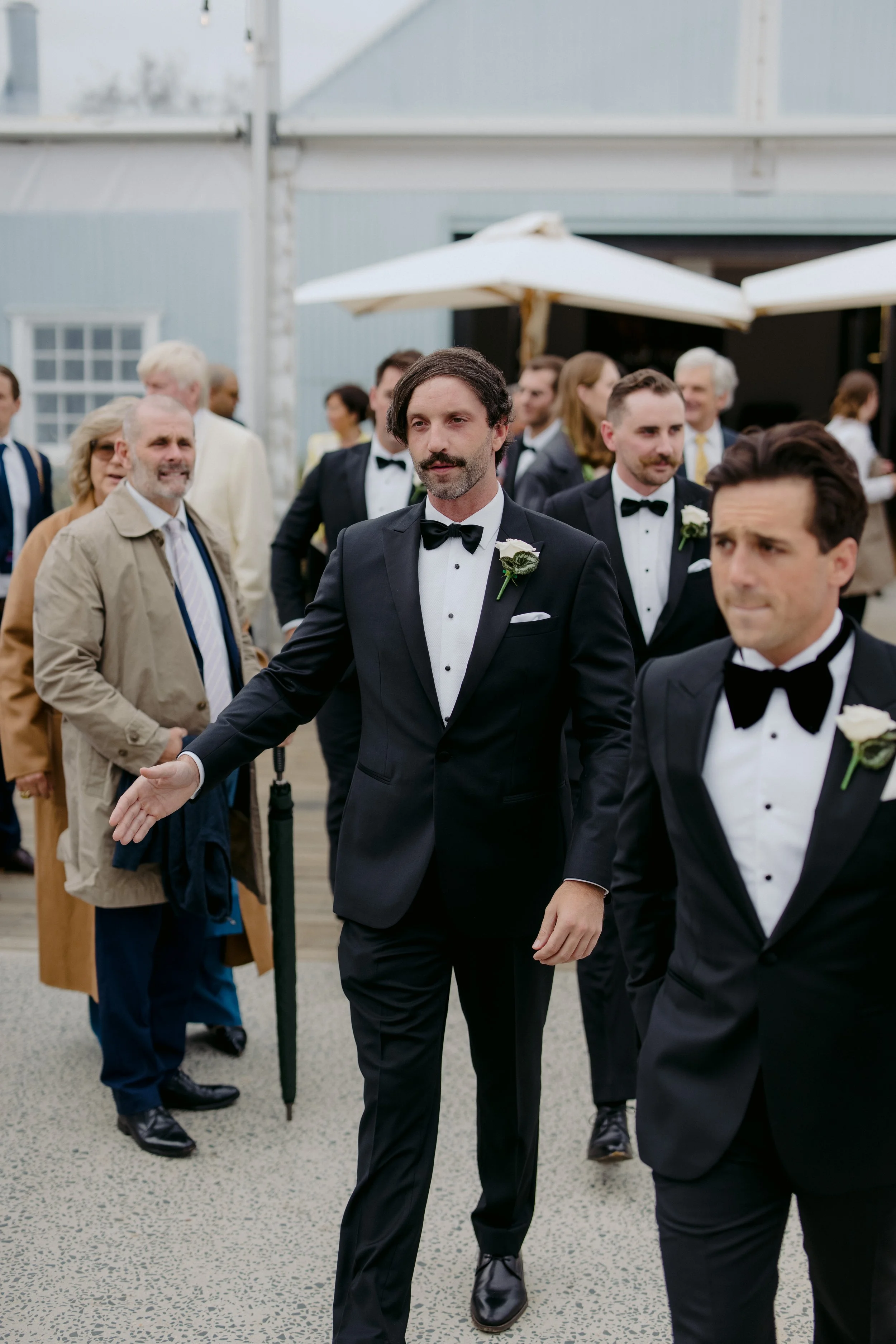 Emma & Riley — Romance, Rain, Champagne Showers — Mona Farm