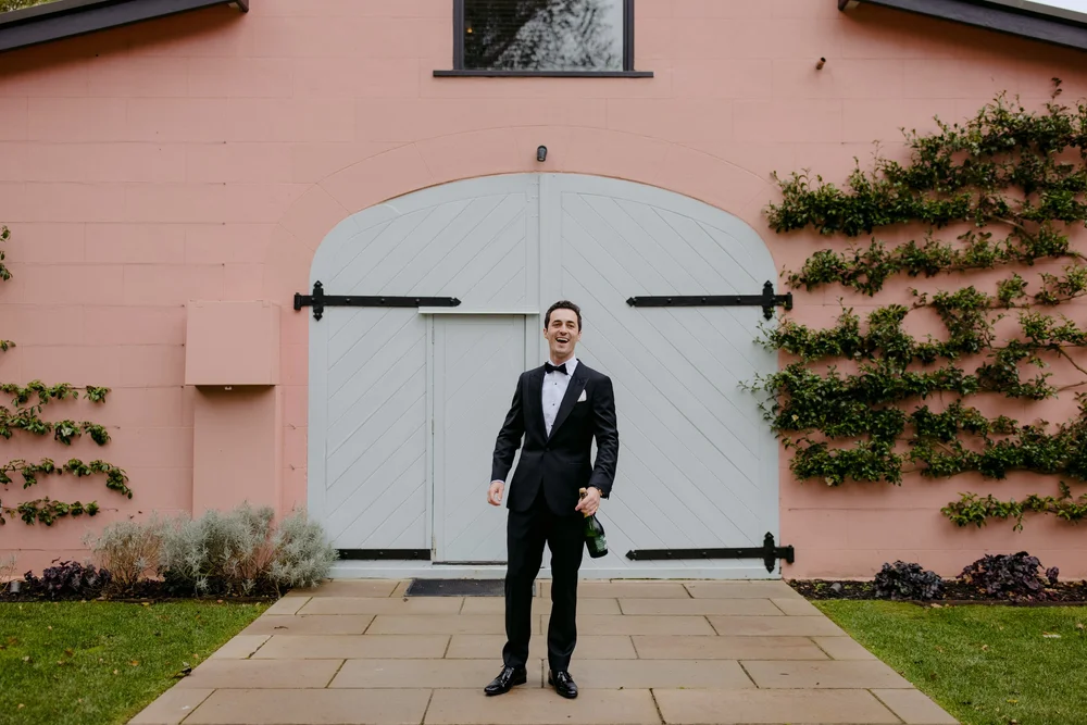 Emma & Riley — Romance, Rain, Champagne Showers — Mona Farm