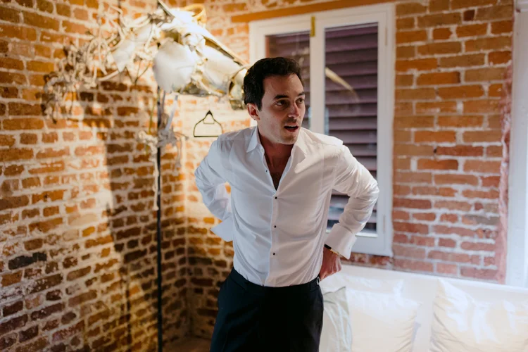 Emma & Riley — Romance, Rain, Champagne Showers — Mona Farm