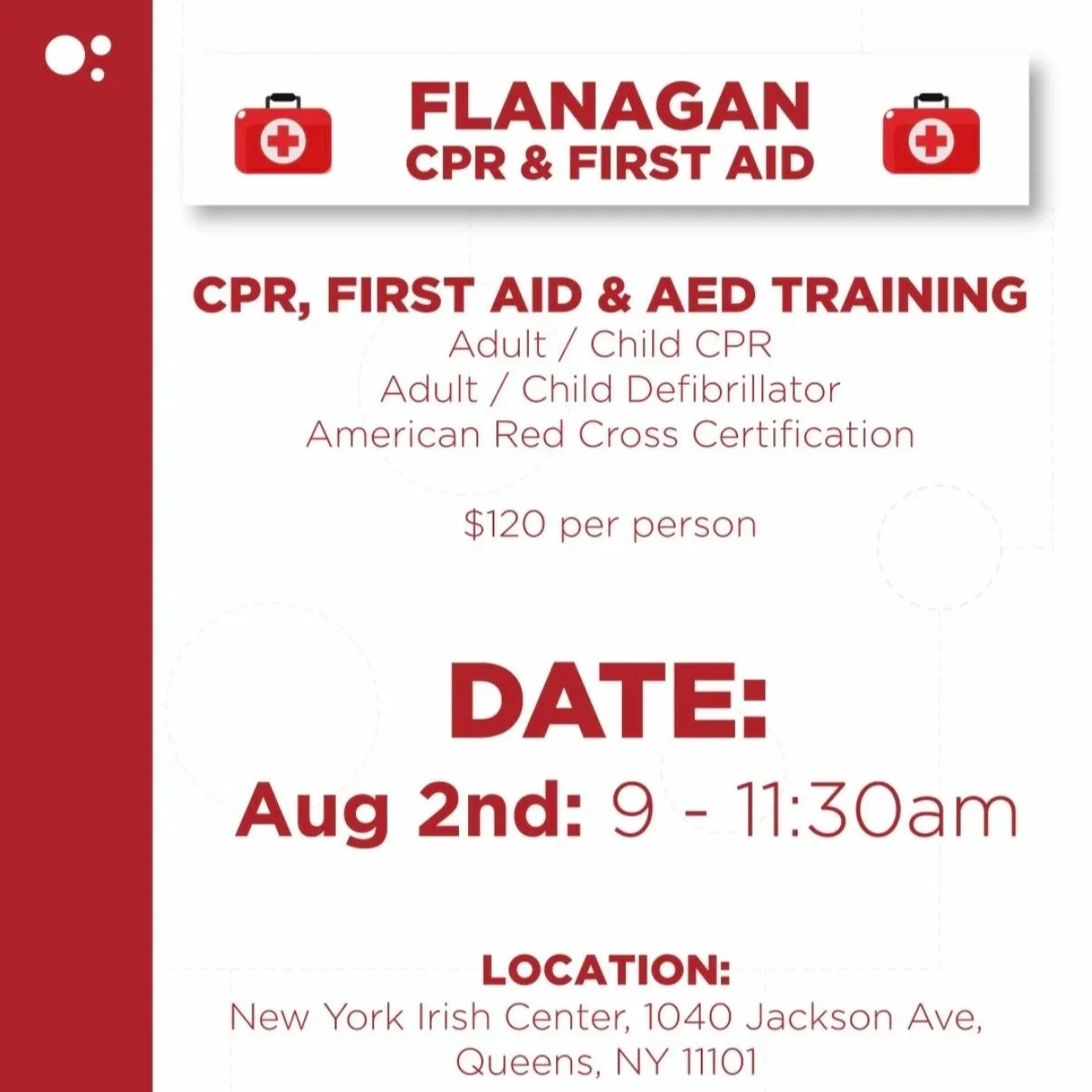 CPR, First Aid &amp; AED Training