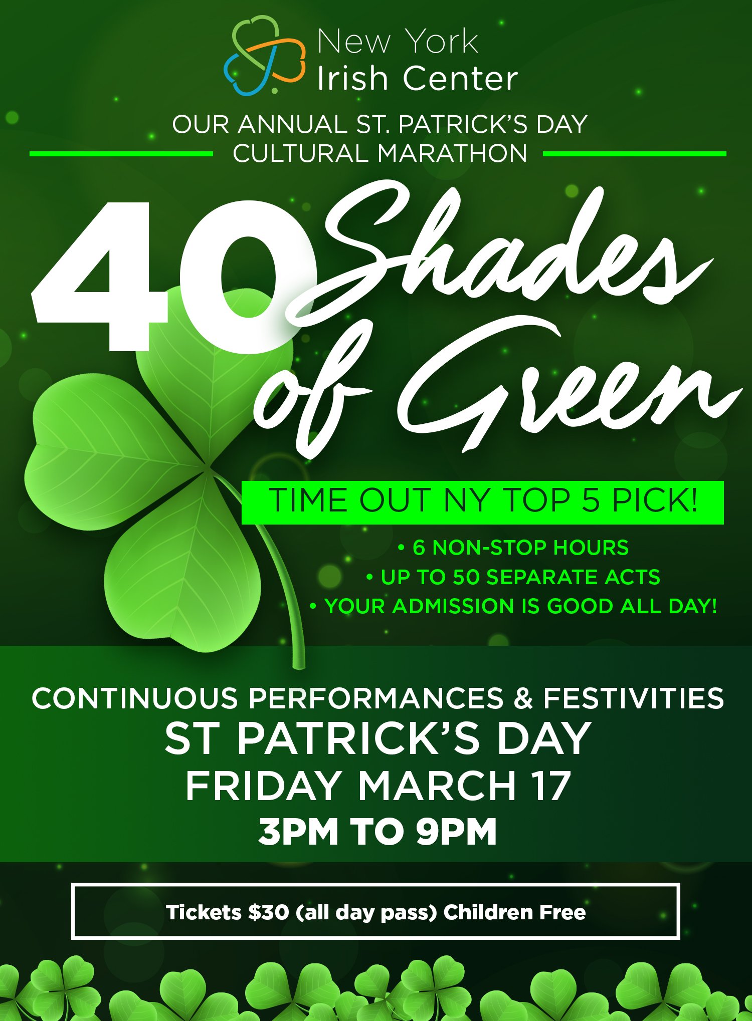 St. Patrick's Day March 17th