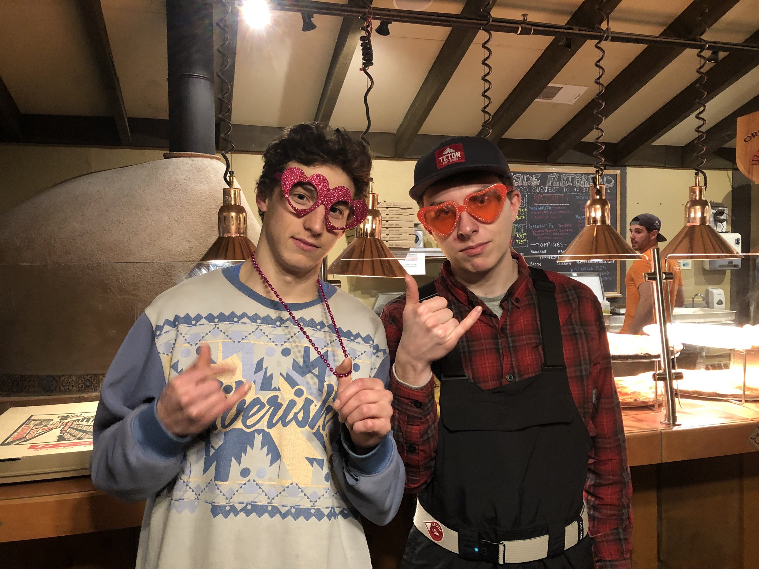 Who wore the sunglasses better, Calvin or Jim? I honestly got lost in both of their eyes…