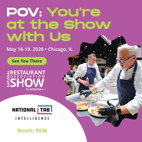 National TAB Intelligence to Exhibit at the 2026 National Restaurant Association Show, May 16-19