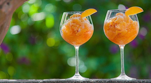 &quot;My favorite way to spend the weekend is ____.&quot; We'll start: We love to kick off the weekend with a toast &ndash; especially when Peach Fros&eacute; is on the menu... Get the recipe with the link in our bio!

#plantbasedlifestyle #eatwise #