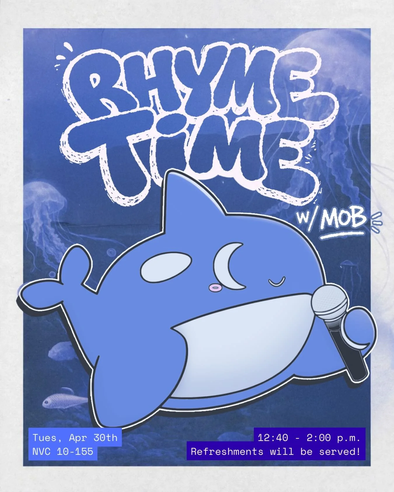 Are your rhymes ready for game-time? Join us on Thursday as we rhyme our way through stories and an Epic Rap Battle you won&rsquo;t want to miss! 🎶🐳

Marketers of Baruch I Spring 26
Follow us on Instagram &amp; TikTok @baruchmob
Check out our websi