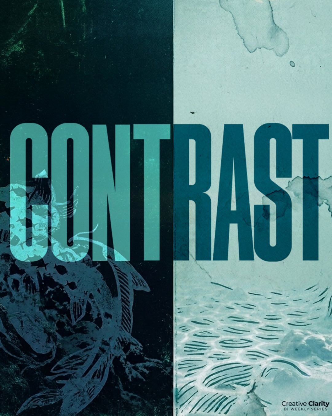 CONTRAST, this week let&rsquo;s see how to make your designs stand out! 🐠🐟

Marketers of Baruch | Creative Clarity Series | Spring 26
Follow us on Instagram &amp; TikTok @baruchmob
Check out our website at marketersofbaruch.com
#marketing #marketer