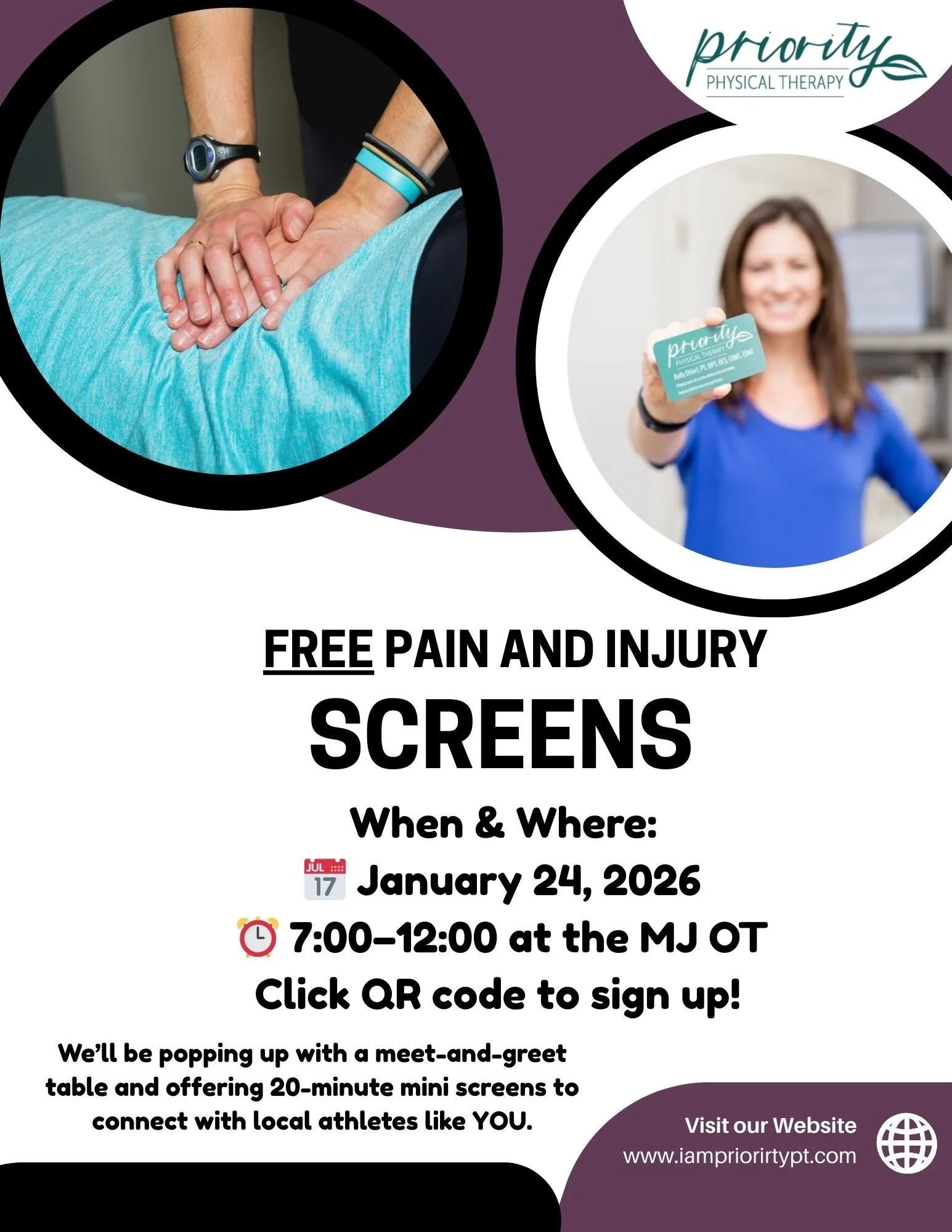 Free Screens and Pop Up at Orange Theory