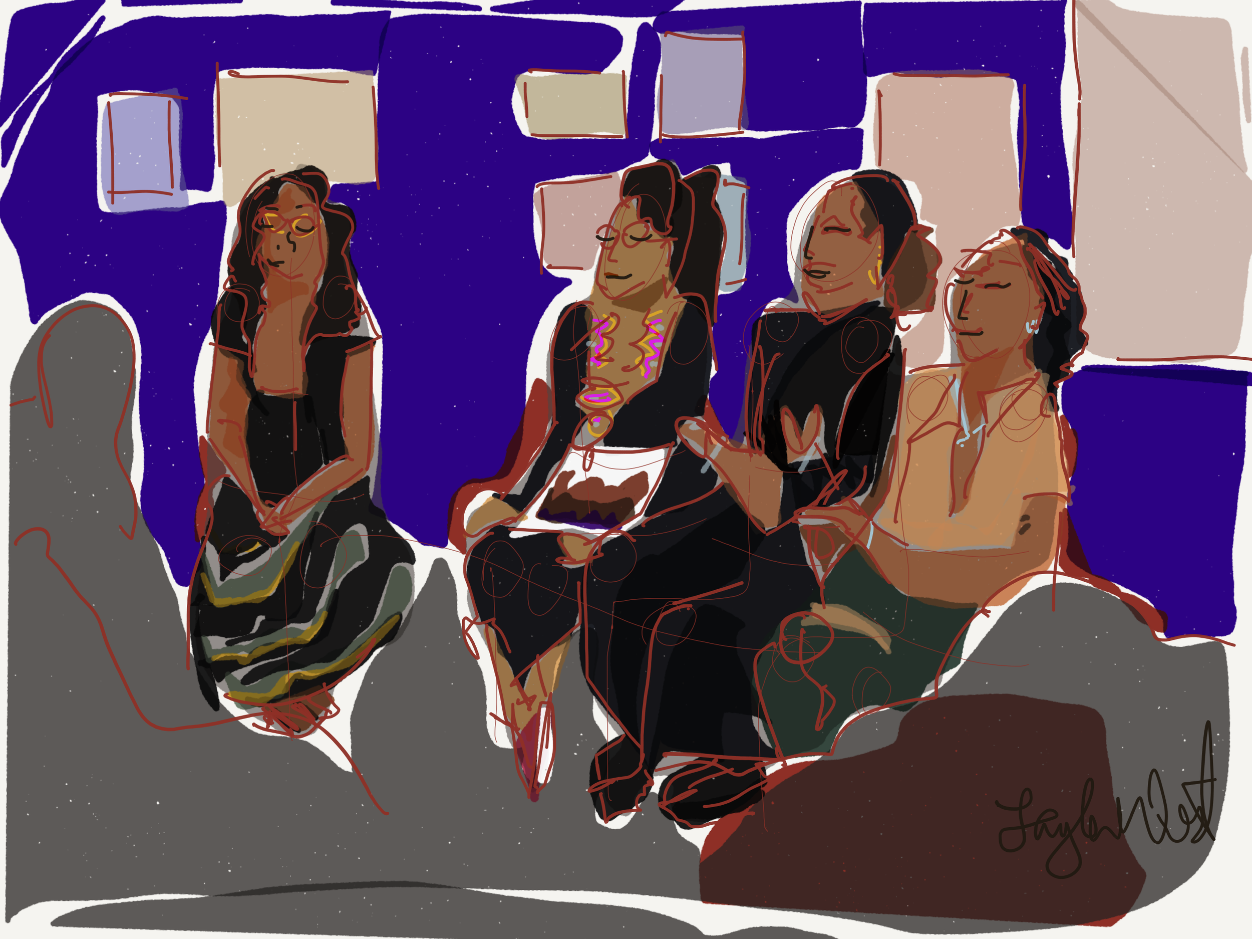 Panel and gallery wall, 2/2 (Live Sketch)