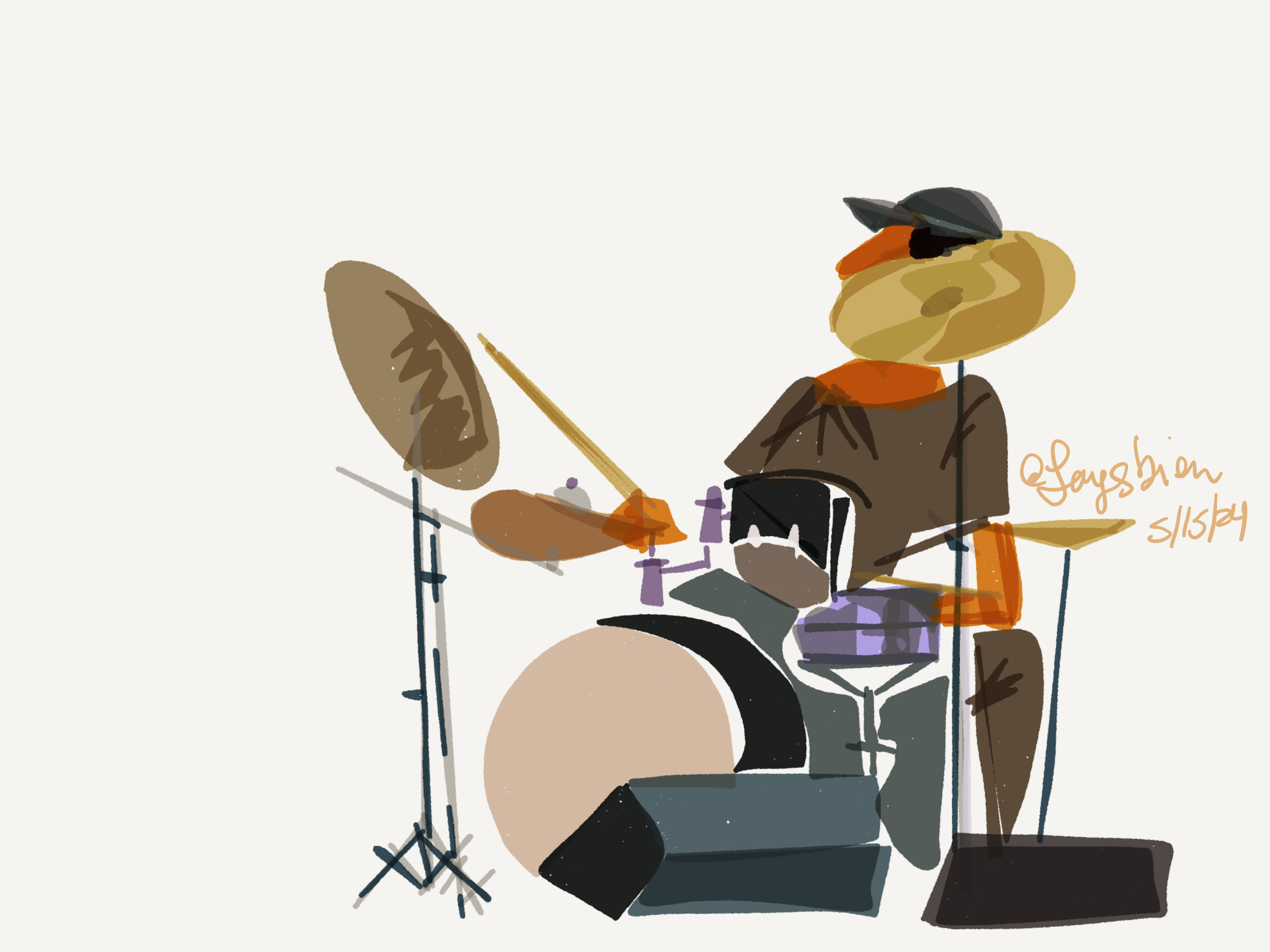 Drummer (Live Sketch)