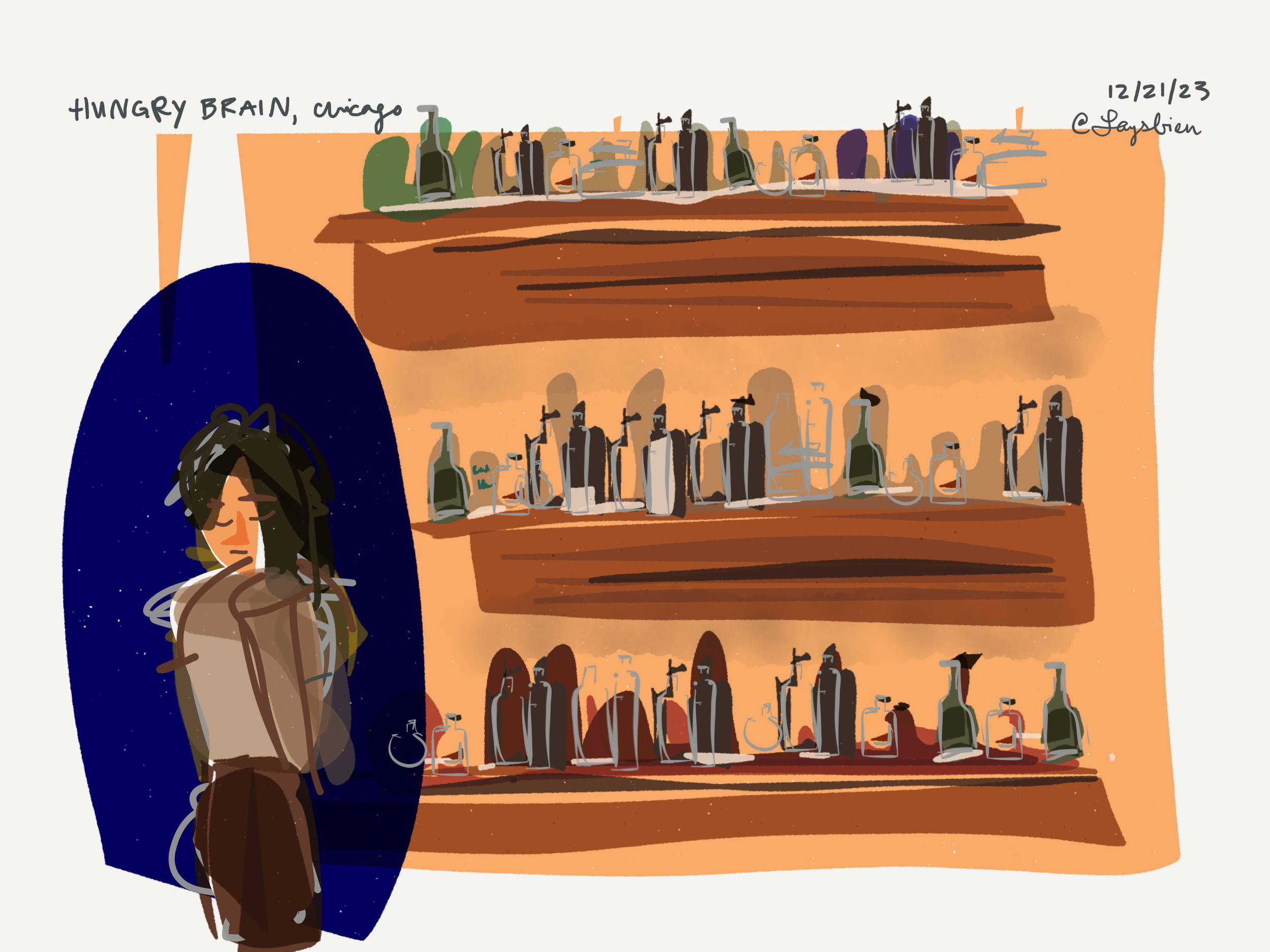 Bartender, Hungry Brain (Live Sketch)