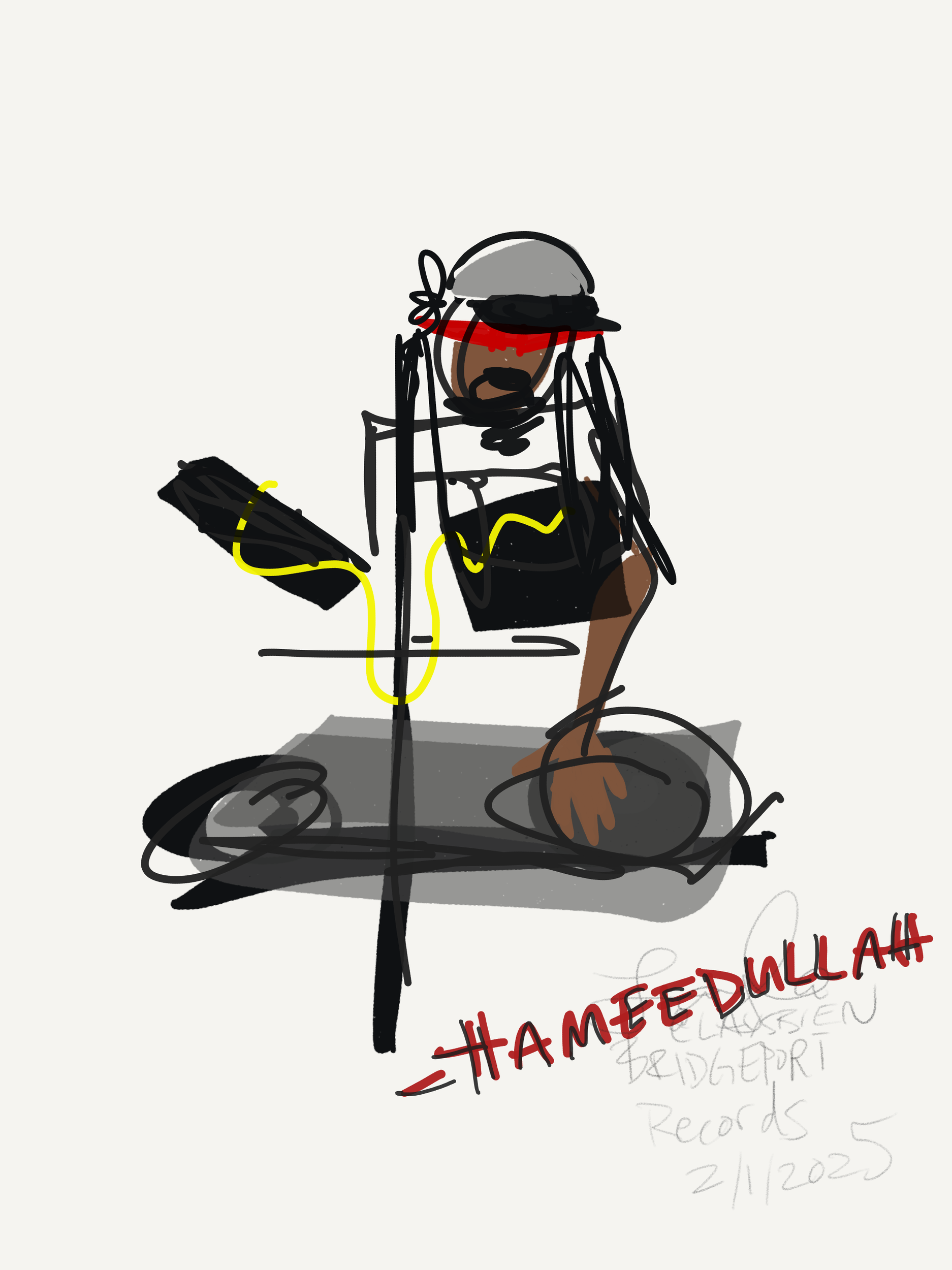 DJ, Hameedullah (Live Sketch)