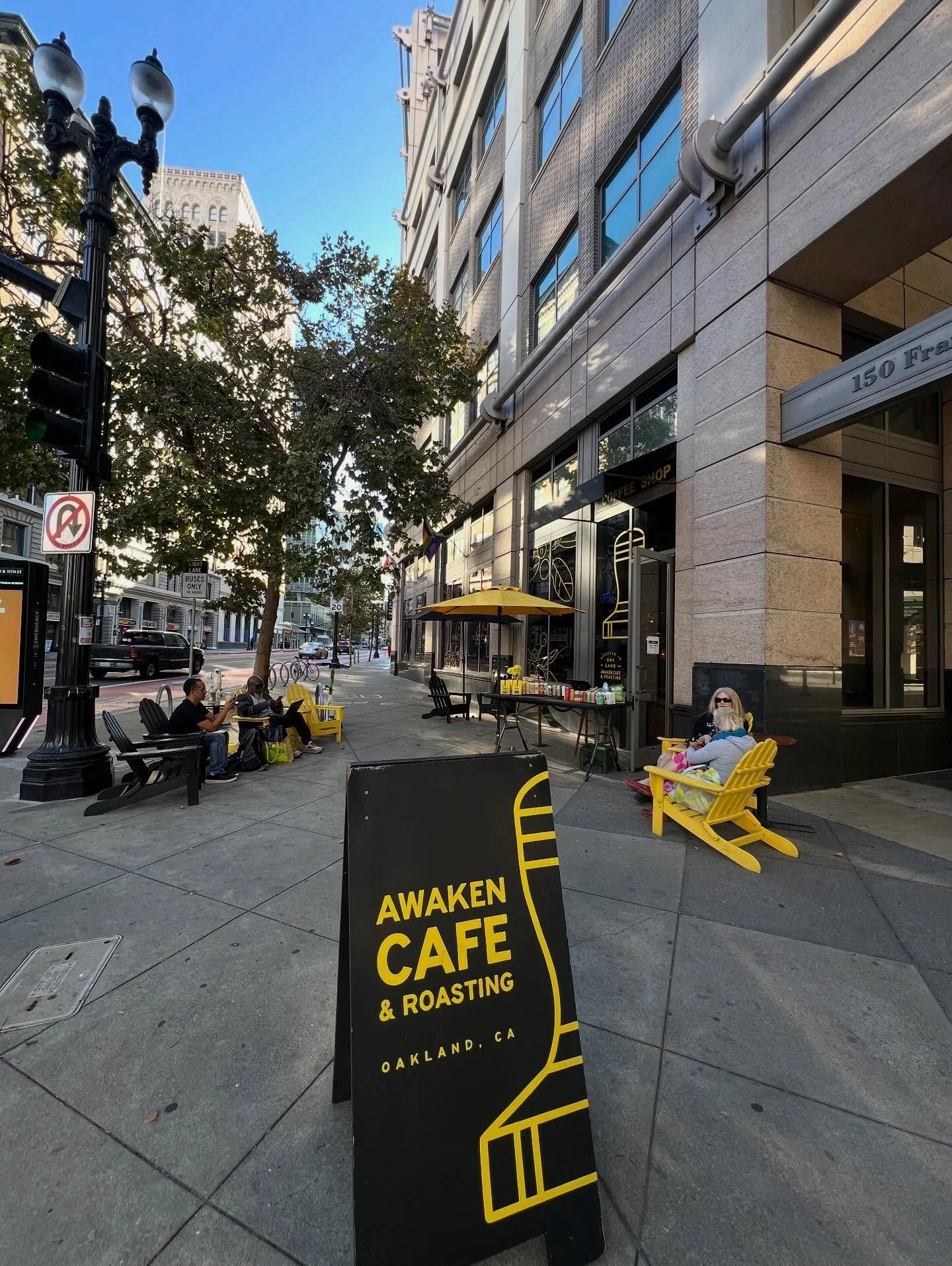 we&rsquo;re outside today for the @oaklanduptownstroll. it&rsquo;s a lovely evening and strolling beats scrolling! come on by and get your passport stamped to win @foxoakland tickets and more! plus piano concerto in kahn&rsquo;s alley by Sara Davis B