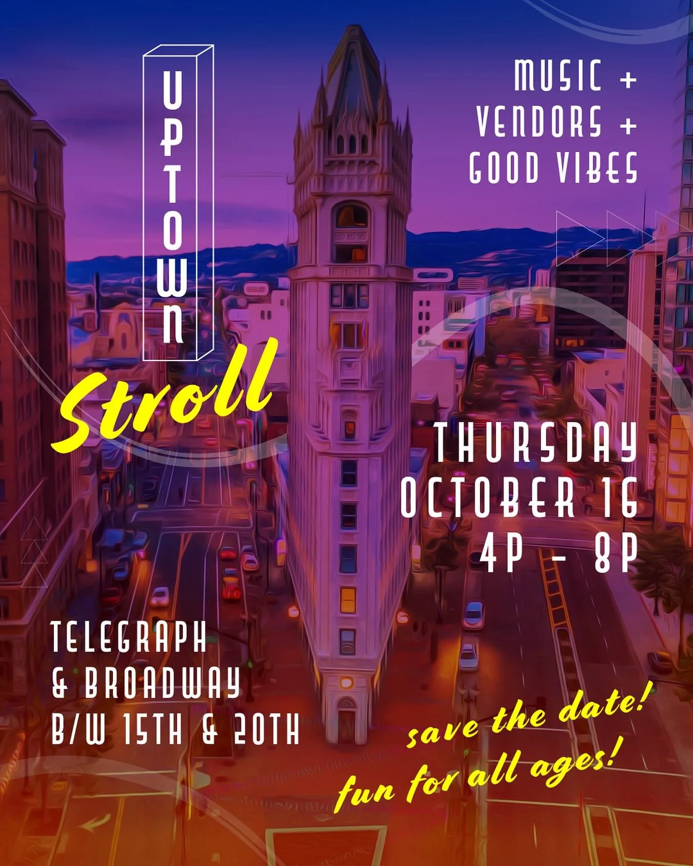 save the date for the next @oaklanduptownstroll!!
