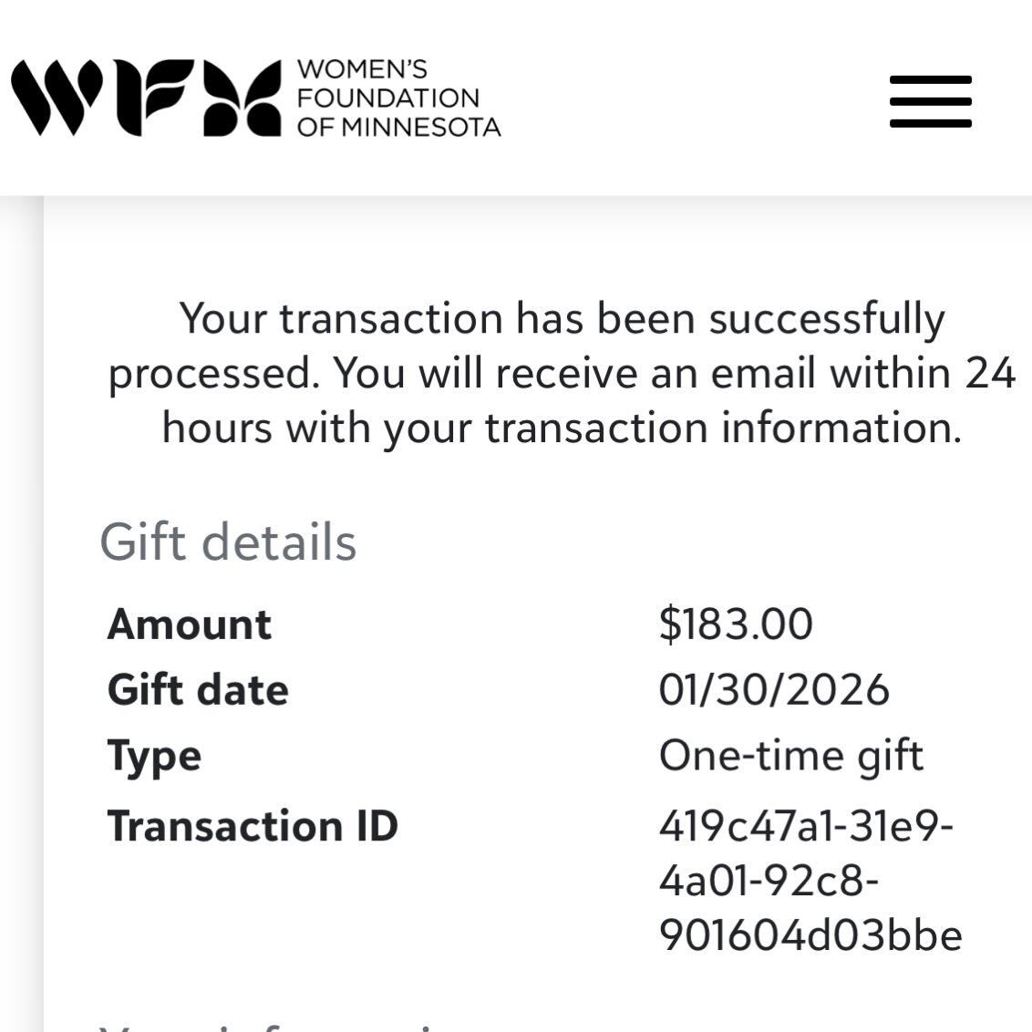 we just donated 10% of today&rsquo;s revenue to the @womensfndnmn Immigrant Rapid Response Fund. join us! #abolishice