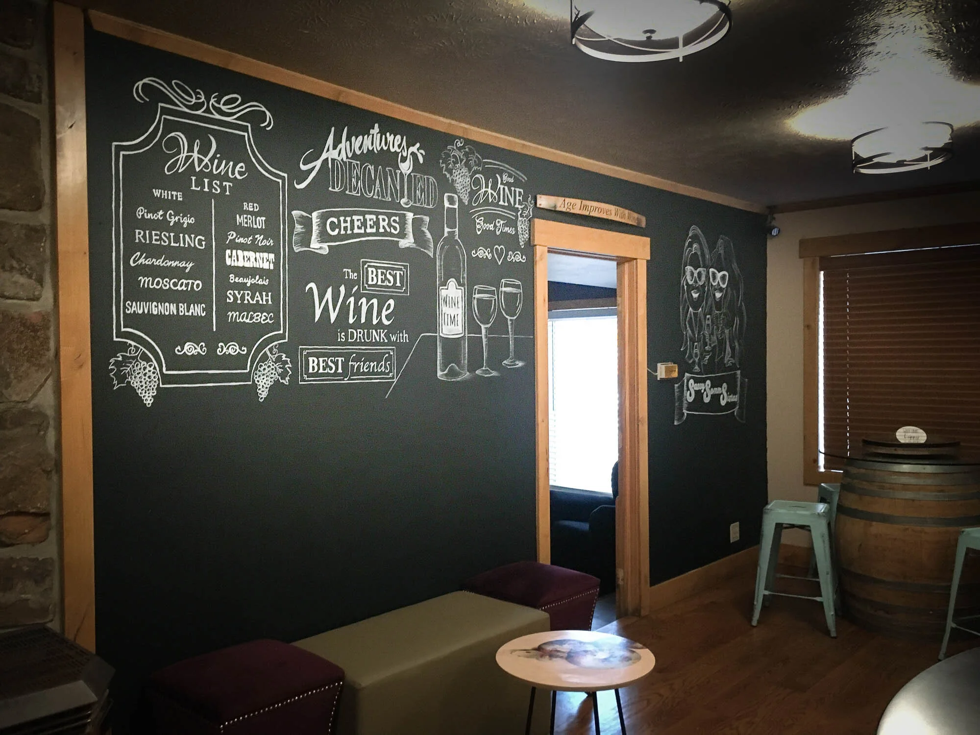 Large Chalk Mural