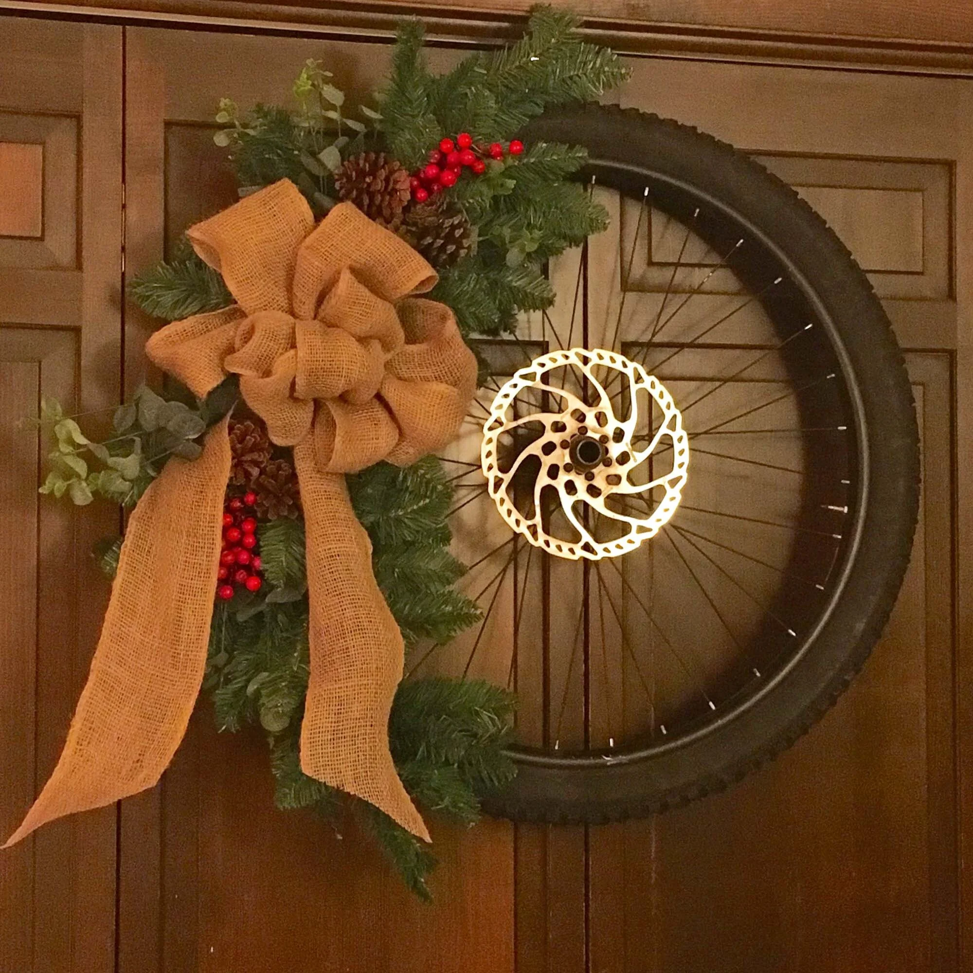 Mountain Bike Wreath