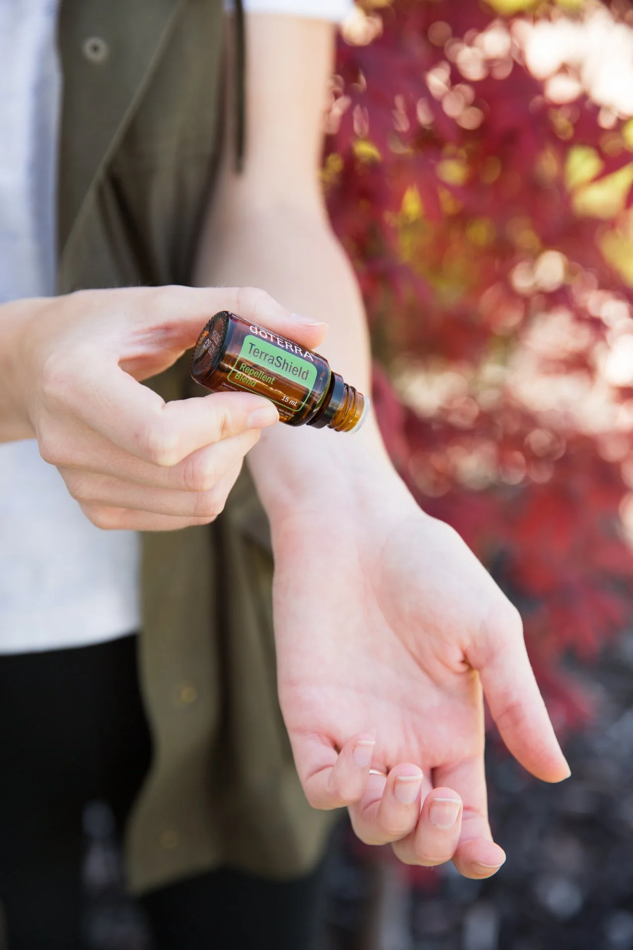 Use essential oils topically to promote overall wellness.