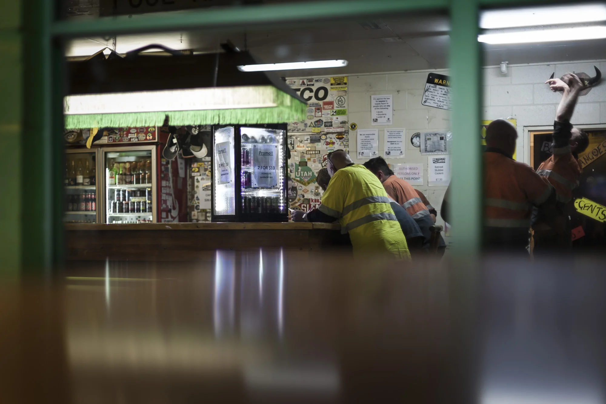Miners' bar, Epsom, 2011 57x100cm, Pigment print on platine fibre paper