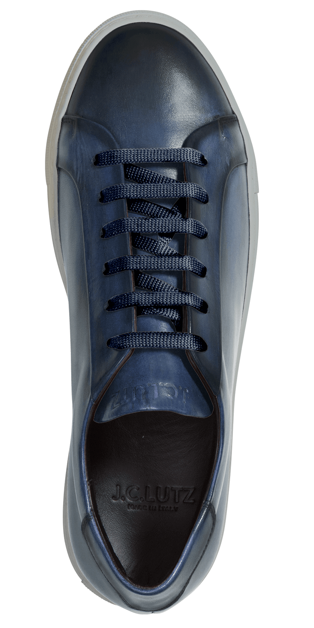 Customized, made-to-order, made in Italy leather sneakers