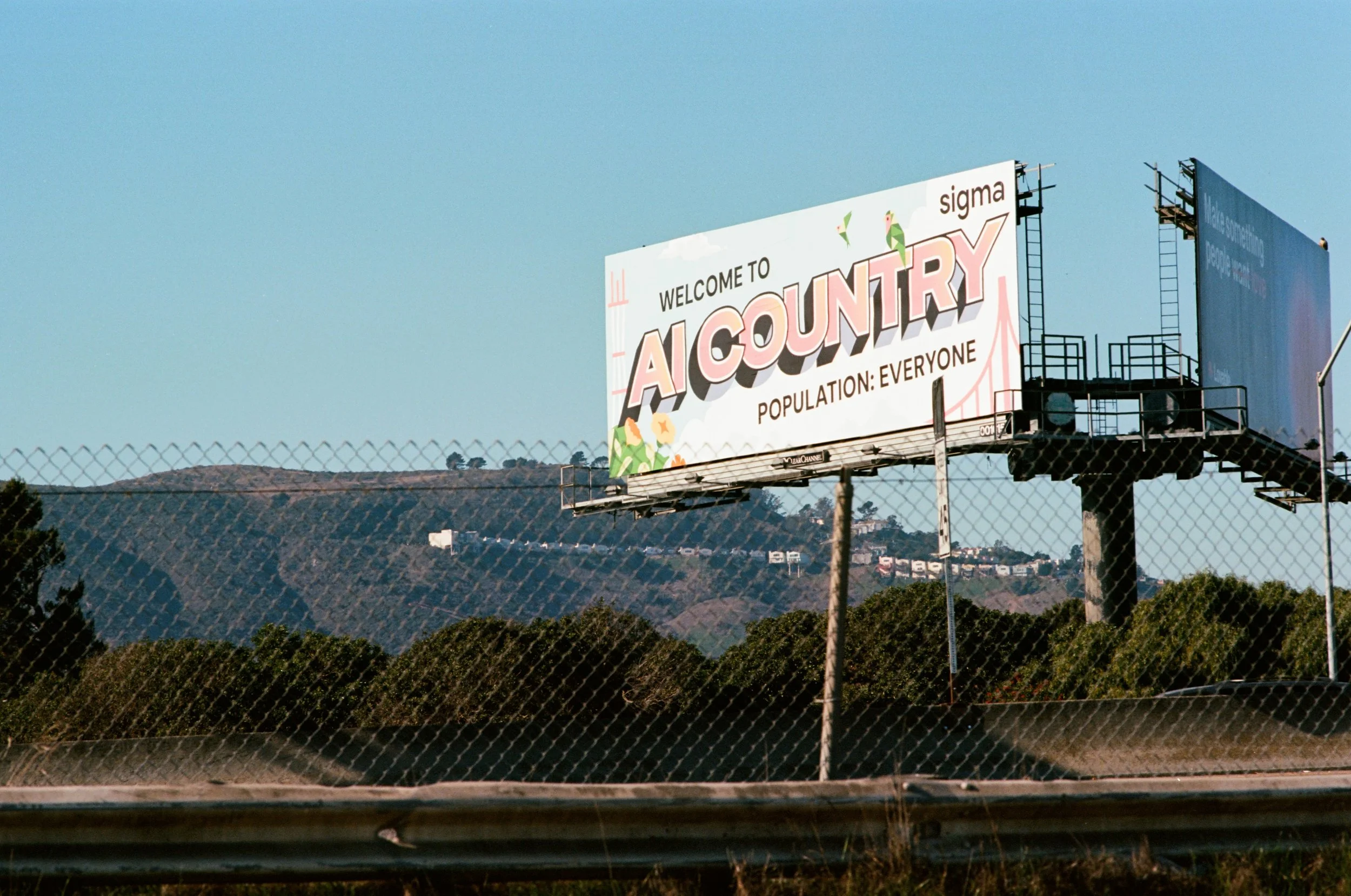 Shot near the northbound 429A exit on the Bayshore Freeway (Highway 101) in Brisbane, using Kodak Ektar 100. December 2025