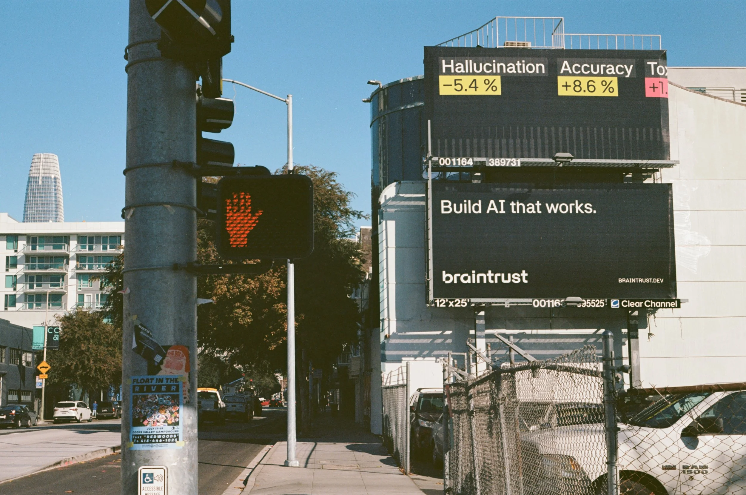 Shot at Folsom and 6th St in SoMa, using Kodak Ektar 100. December 2025
