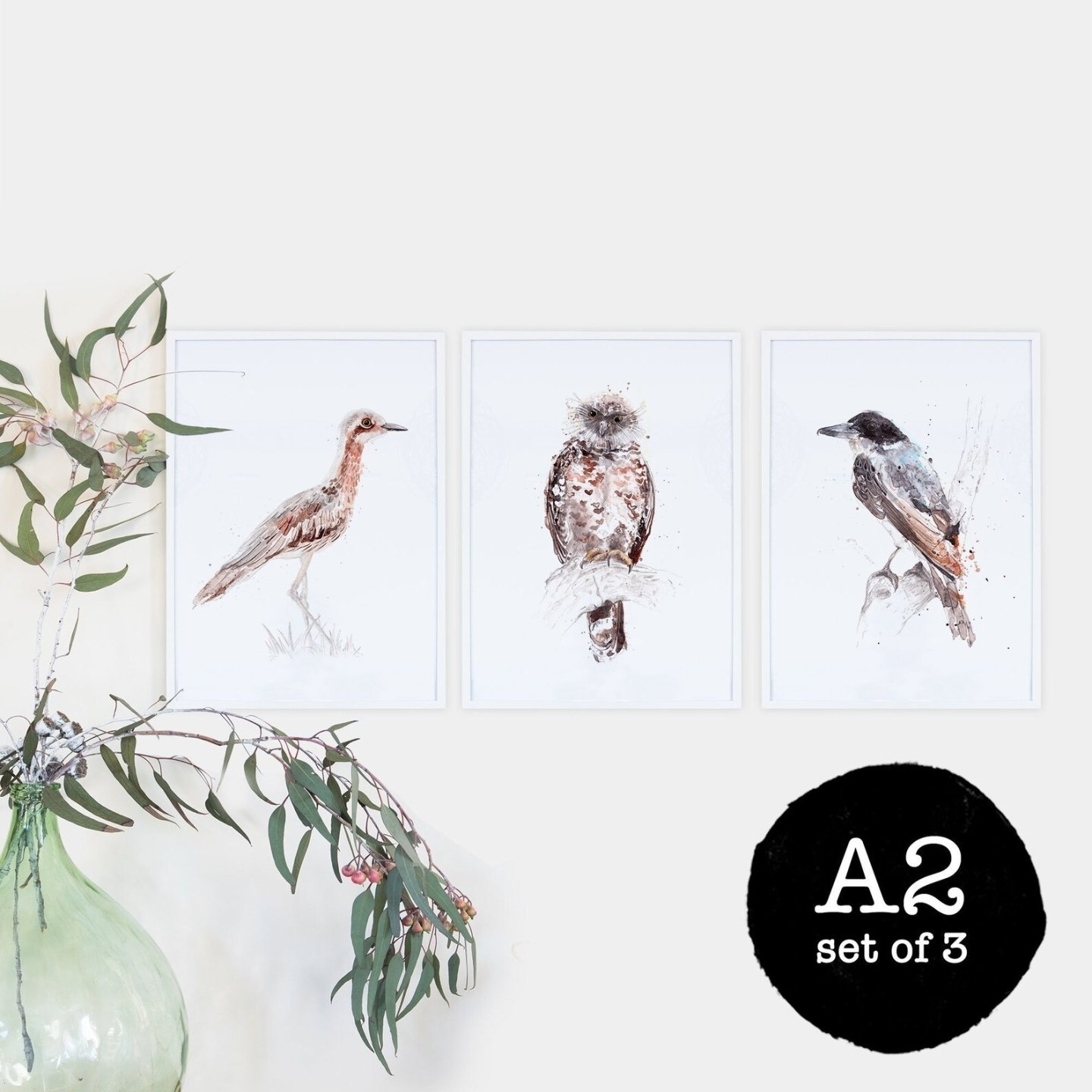 Bring a little Australiana bird life into your home and adorn your walls with an adorable set of three A3 or A2 art prints. These make wonderful gifts too. A special discount has been added to these listings. Link in profile above.

🎄 Christmas Deli