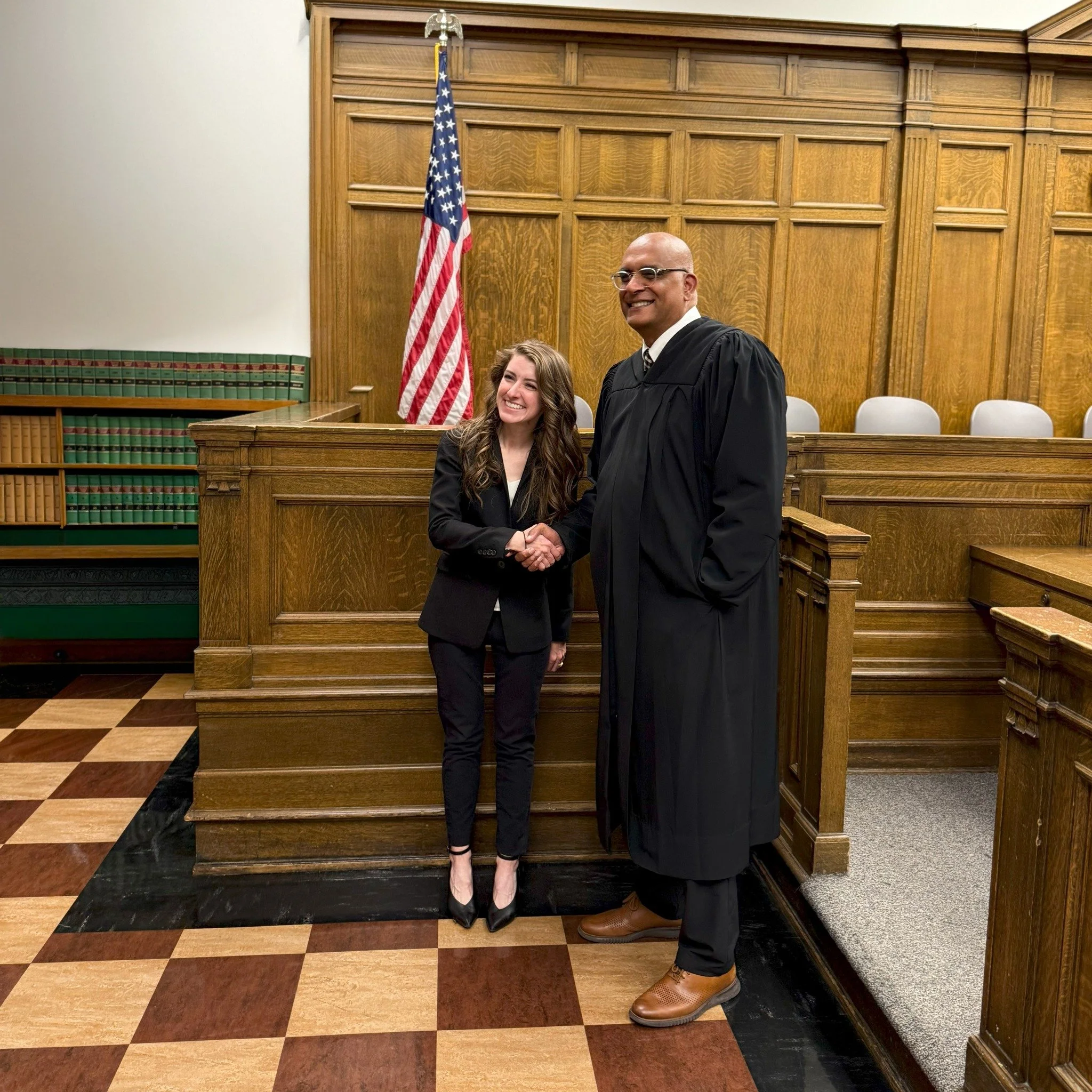 Last week was special for our Associate Attorney, Teresa Dennerlein. After her score on the Universal Bar Exam easily qualified her to practice law in Washington State, she was officially sworn in! Congratulations, Teresa!