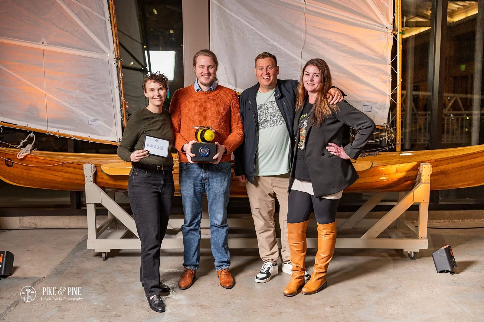 Another great year of the @supportpclf  Trivia Bee is in the books. The trivia was tough, the drinks were tasty, the company was great, and, in the end, Team Billin & Chillin emerged victorious. The bee trophy will be coming to the NxNW office!