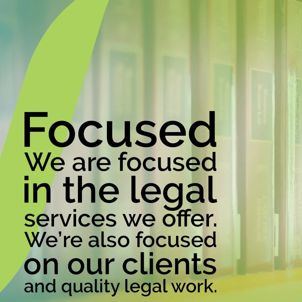 Some smaller firms can struggle with staying focused. We know our areas and where we excel. Avoid distractions and do good work.