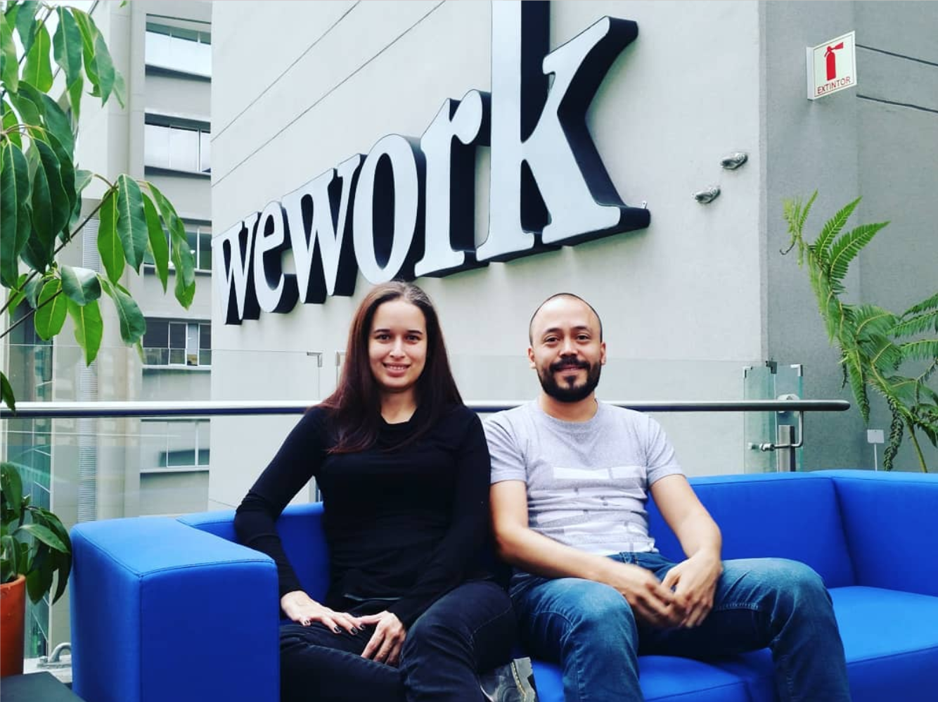 Vivi (left) and Hernán (right.)